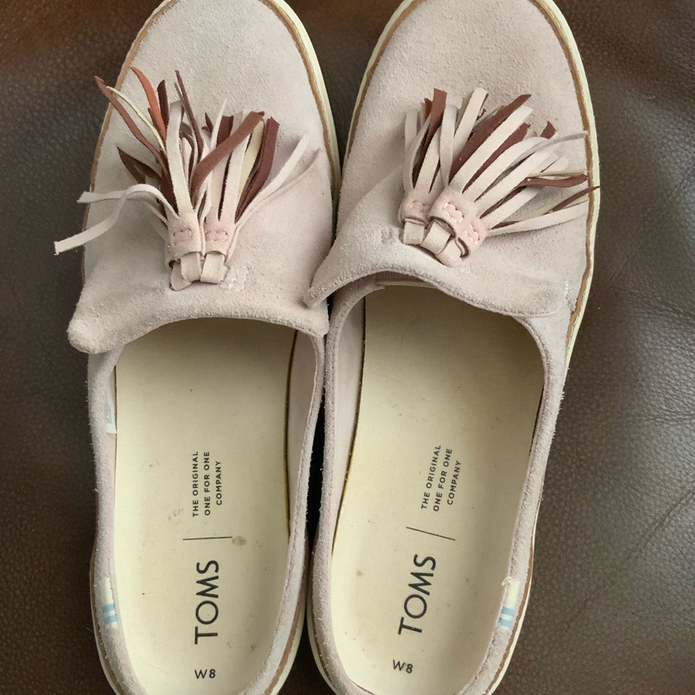 Toms Slip on Suede Shoes